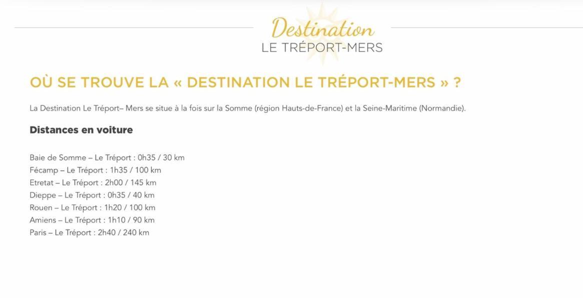 A Nous Quatre Villa Le Tréport Kültér fotó